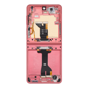 Service Pack - Battery and OLED Assembly With Frame Compatible for Samsung Galaxy Z Flip 7 5G (US & International) – Coral Red